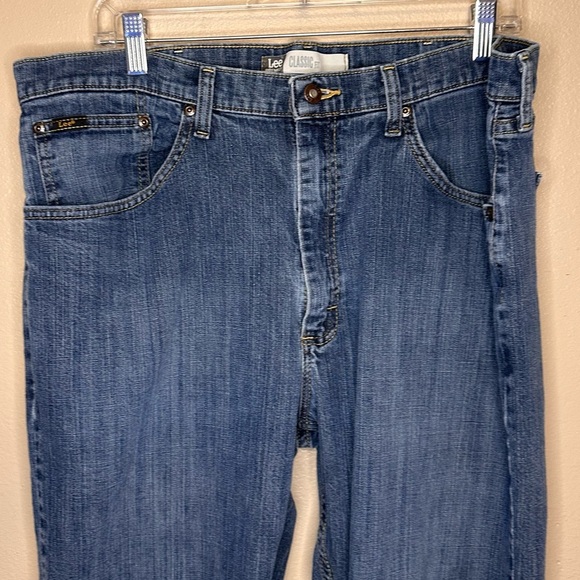 Lee Men's Premium Select Classic Fit Blue Jeans 38x34 - Picture 3 of 8